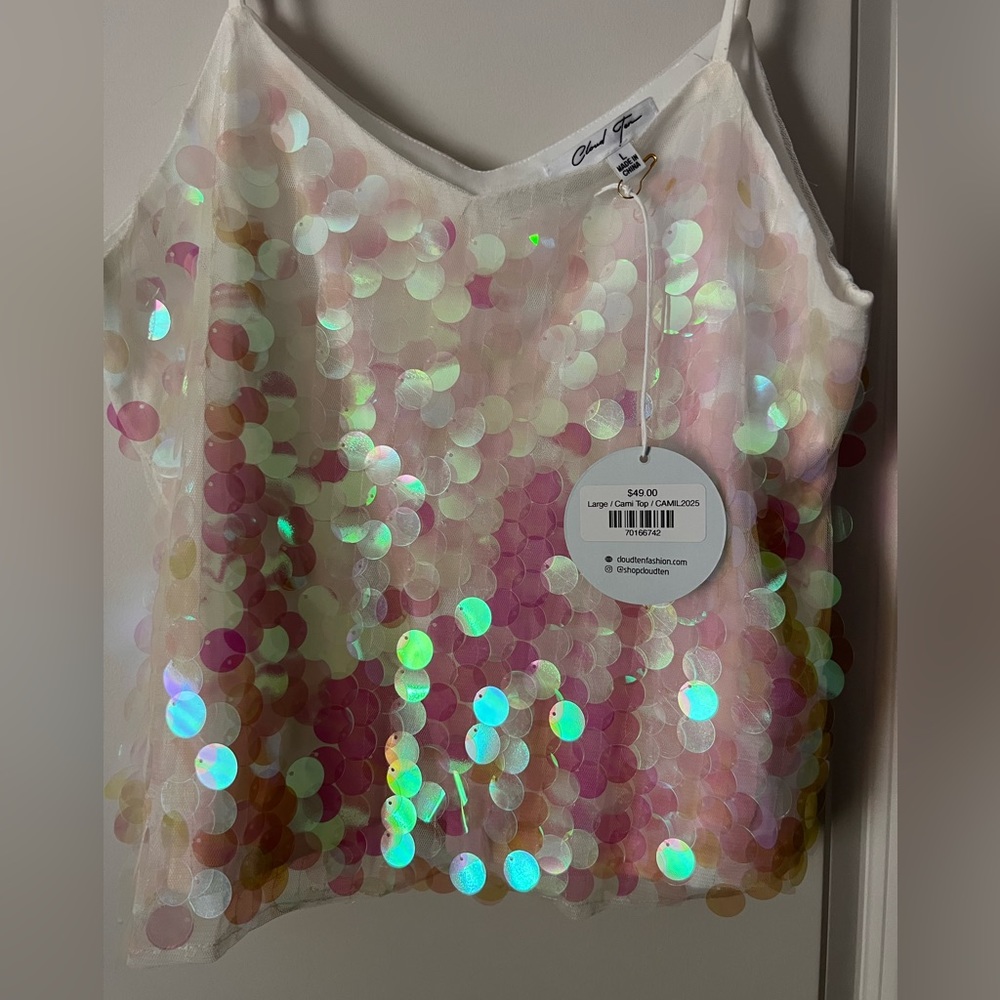 Brand New Sequin shirt